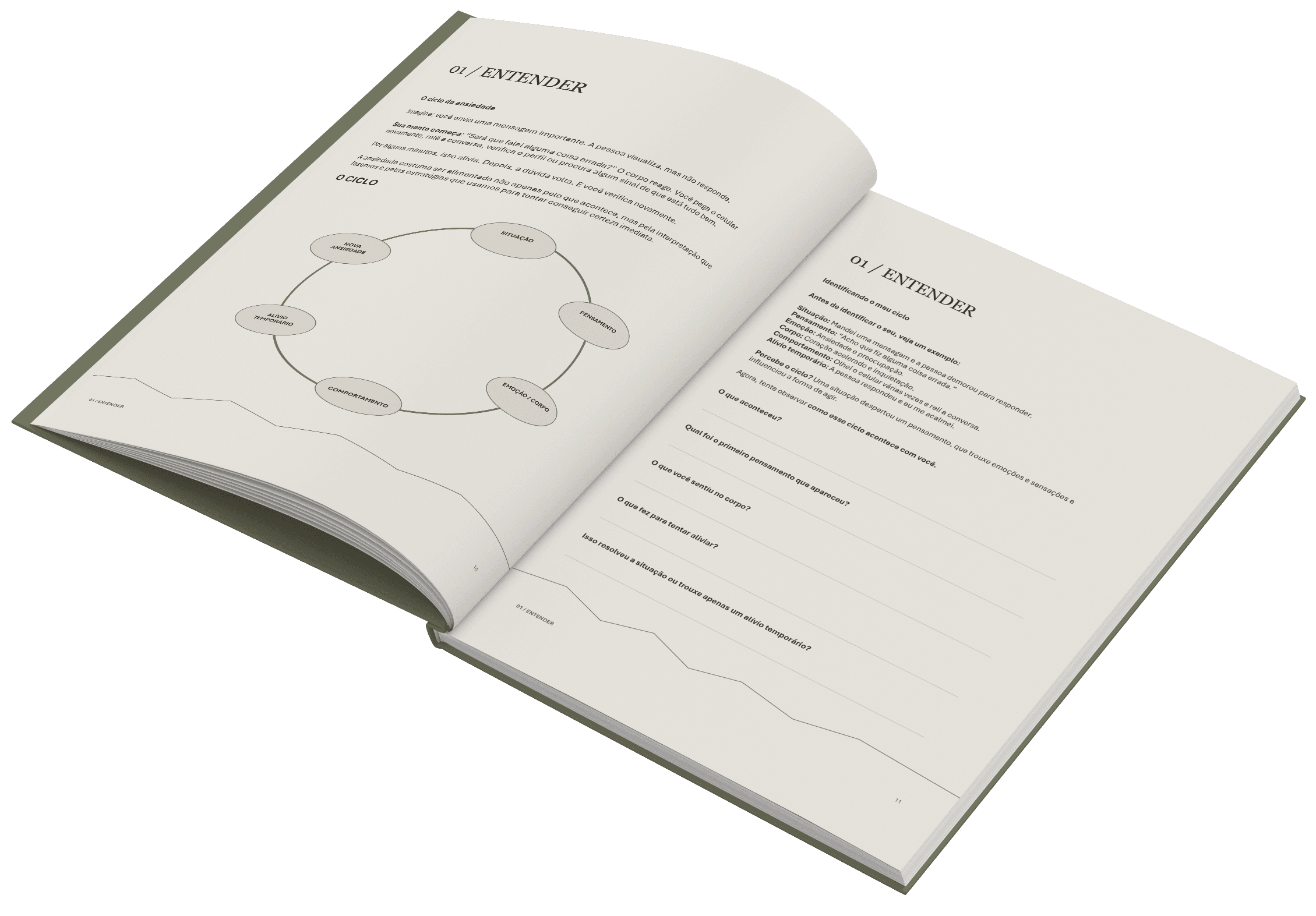 Mockup do workbook Respira